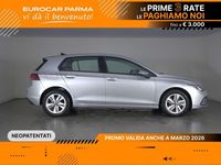 Usata VW Golf VIII Style 116 CV (85 kW) 2021 Reflex silver metallizzato Berlina