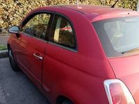 Usata Fiat 500 Lounge 69 CV (50 kW) 2009 Rosso Cabrio