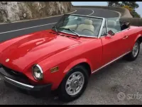 Usata Fiat 124 1970 Rosso Cabrio