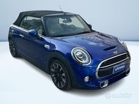 Usata Mini Cooper SD Cabriolet Hype 170 CV (125 kW) 2018 Blu Cabrio