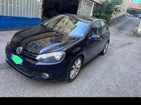 Usata VW Golf VI 105 CV (77 kW) 2010 Nero Utilitaria