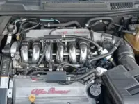 Usata Alfa Romeo 166 190 CV (139 kW) 1998 Nero Berlina