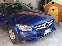 Usata Mercedes C220 170 CV (125 kW) 2015 Blu Station wagon