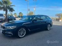 Usata BMW 520 Luxury Line 190 CV (139 kW) 2019 Blu/azzurro Station wagon