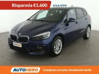 Usata BMW 218 Active Tourer 150 CV (110 kW) 2019 Blu/azzurro Monovolume