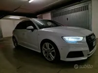 Usata Audi A3 S-Line 116 CV (85 kW) 2019 Bianco Berlina