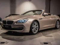 Usata BMW 640 Cabriolet 320 CV (235 kW) 2013 Argento Cabrio