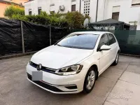 Usata VW Golf VII Trendline 110 CV (80 kW) 2017 Bianco Utilitaria