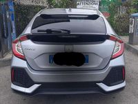 Usata Honda Civic Elegance 129 CV (94 kW) 2018 Argento Berlina