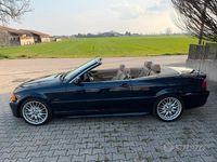 Usata BMW 320 Cabriolet Efficient Dynamics 170 CV (125 kW) 2002 Blu Cabrio