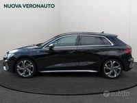 Usata Audi A3 Sportback e-tron 150 CV (110 kW) 2022 Nero Utilitaria