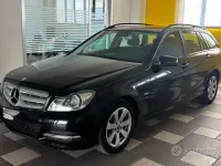 Usata Mercedes C200 Avantgarde 136 CV (100 kW) 2012 Nero Station wagon