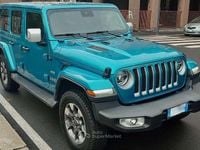 Usata Jeep Wrangler Overland 272 CV (200 kW) 2021 Blu SUV
