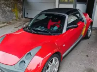 Usata Smart Roadster 82 CV (60 kW) 2003 Rosso Cabrio