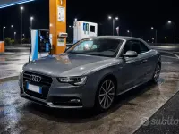 Usata Audi A5 Cabriolet S-Line 190 CV (139 kW) 2014 Grigio Cabrio