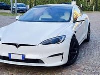 Usata Tesla Model S Plaid 750 kW (1020 CV) 2023 Bianco Utilitaria