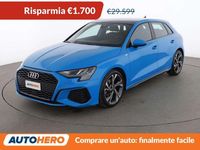 Usata Audi A3 S-Line 150 CV (110 kW) 2022 Blu/azzurro Berlina