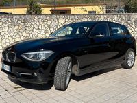 Usata BMW 118 Sport Line 143 CV (105 kW) 2014 Nero Utilitaria