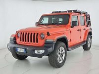 Usata Jeep Wrangler Unlimited Sahara 200 CV (147 kW) 2019 Arancione SUV