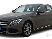 Usata Mercedes C200 136 CV (100 kW) 2017 Marrone Berlina