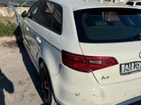 Usata Audi A3 Attraction 105 CV (77 kW) 2013 Bianco Berlina
