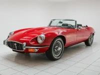 Usata Jaguar E-Type 318 CV (233 kW) 1973 Rosso Cabrio