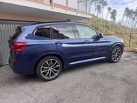 Usata BMW X3 M Sport 190 CV (139 kW) 2018 Blu/azzurro SUV