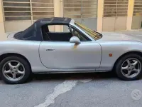 Usata Mazda MX5 110 CV (80 kW) 2003 Grigio metallizzato Cabrio