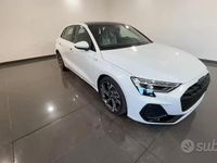 Nuova Audi A3 S-Line 150 CV (110 kW) 2025 Bianco Berlina