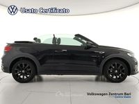 Usata VW T-Roc Cabriolet R-line 150 CV (110 kW) 2021 Nero Cabrio