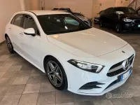 Usata Mercedes A180 AMG line 116 CV (85 kW) 2019 Bianco Berlina