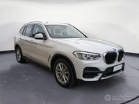 Usata BMW X3 Advantage 190 CV (139 kW) 2019 Mineral white metallizzato SUV