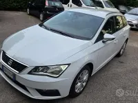 Usata Seat Leon ST Business 115 CV (84 kW) 2018 Bianco Station wagon