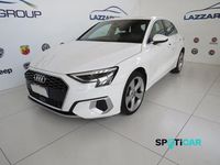 Usata Audi A3 Advanced 116 CV (85 kW) 2020 Bianco Berlina