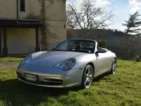 Usata Porsche 996 320 CV (235 kW) 2002 Argento Cabrio