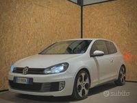 Usata VW Golf GTI 211 CV (155 kW) 2009 Bianco Berlina
