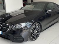 Usata Mercedes E220 Premium Plus 194 CV (142 kW) 2017 Nero metallizzato Coupé