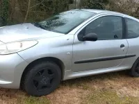 Begagnad Peugeot 206+ 60 HK (44 kW) 2009 Grå Halvkombi