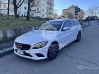 Usata Mercedes C220 194 CV (142 kW) 2019 Bianco Station wagon