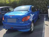 Usata Peugeot 206 CC 109 CV (80 kW) 2003 Blu Cabrio