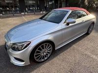 Usata Mercedes C220 Premium Plus 170 CV (125 kW) 2017 Argento Cabrio