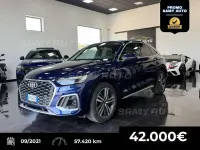 Usata Audi Q5 Sportback S-line plus 204 CV (150 kW) 2021 Blu/azzurro SUV