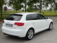 Usata Audi A3 S-Line 105 CV (77 kW) 2010 Bianco Utilitaria