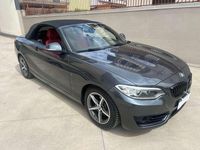 Usata BMW 220 Sport Line 190 CV (139 kW) 2016 Grigio Cabrio