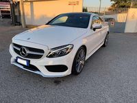 Usata Mercedes C220 170 CV (125 kW) 2017 Bianco Coupé