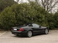 Usata Mercedes SL350 272 CV (200 kW) 2007 Nero Cabrio