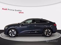 Usata Audi Q8 Sportback e-tron Advanced 300 kW (408 CV) 2024 Blu plasma metallizzato SUV