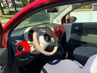 Usata Fiat 500 69 CV (50 kW) 2009 Rosso Cabrio