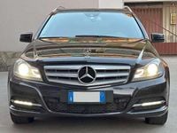 Usata Mercedes C180 Avantgarde 156 CV (114 kW) 2013 Nero Station wagon
