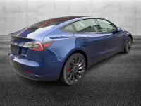 Usata Tesla Model 3 Performance 155 kW (211 CV) 2021 Blu/azzurro Berlina